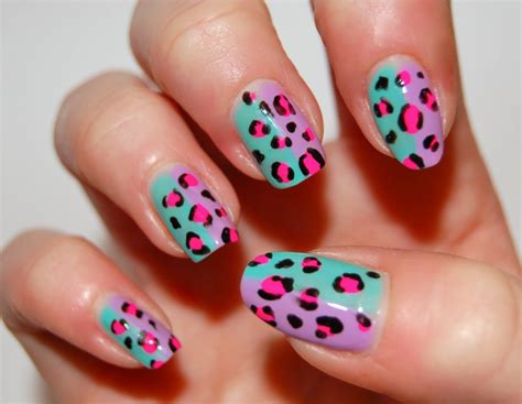 leopard nail polish.